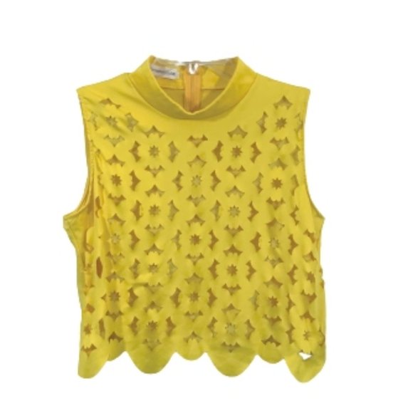 Cut Out Top Yellow Juniors XL - Picture 1 of 8